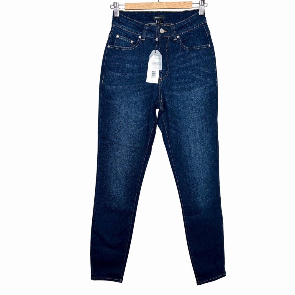 Universal Standard Joni High Rise Curve Skinny Jeans 32" Womens Size 8 Long